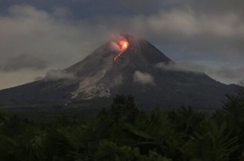 Gunung Api Aktif (Gunung Merapi)