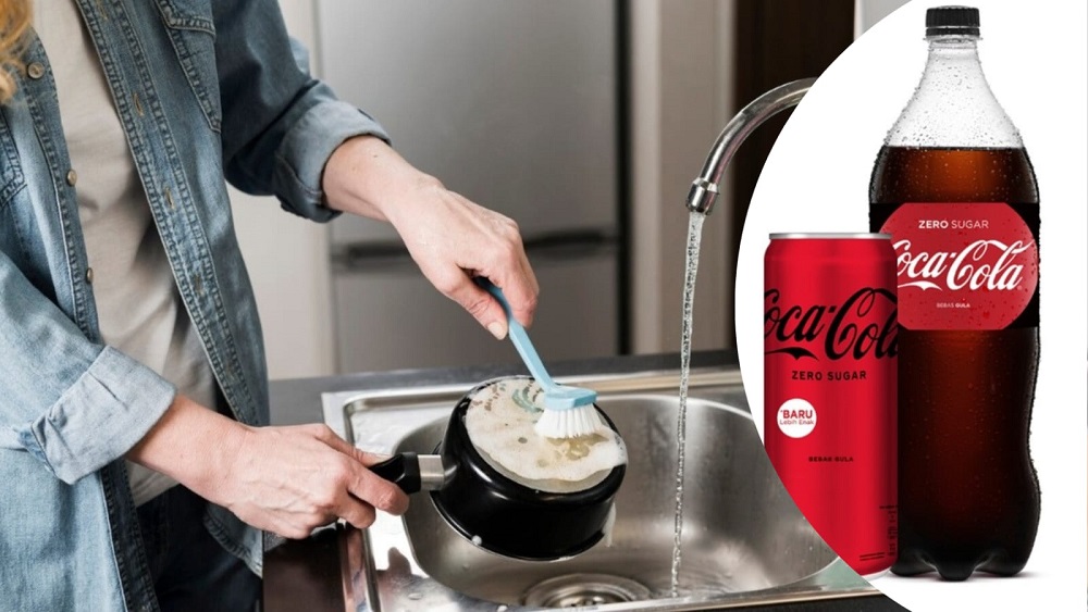 Kegunaan Coca-Cola dalam Membersihkan kerak pada panci