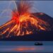 Semburan Gunung Anak Krakatau