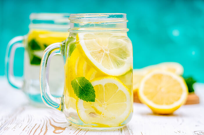 Minuman Penghancur Lemak Air Lemon