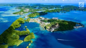 Nan Madol Terletak di lepas pantai timur Pulau Pohnpei, Federasi Mikronesia
