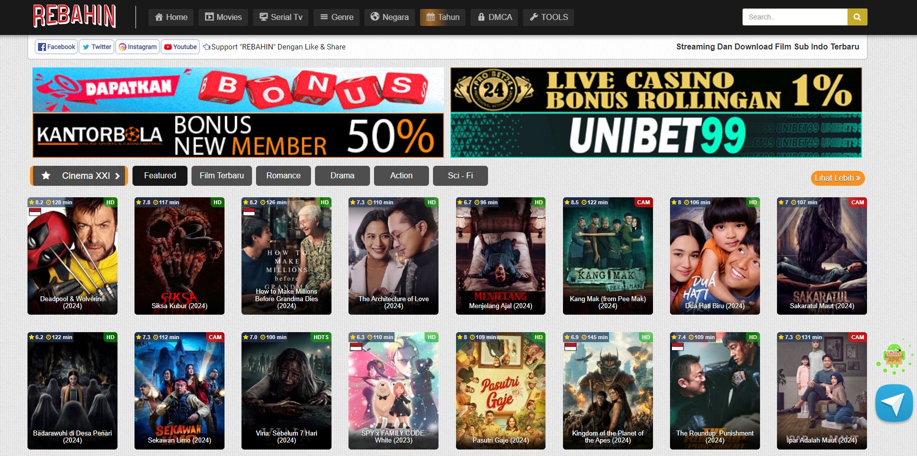 Situs Streaming Rebahin Untuk Nonton Film: Ilegal atau Tidak? (2024)