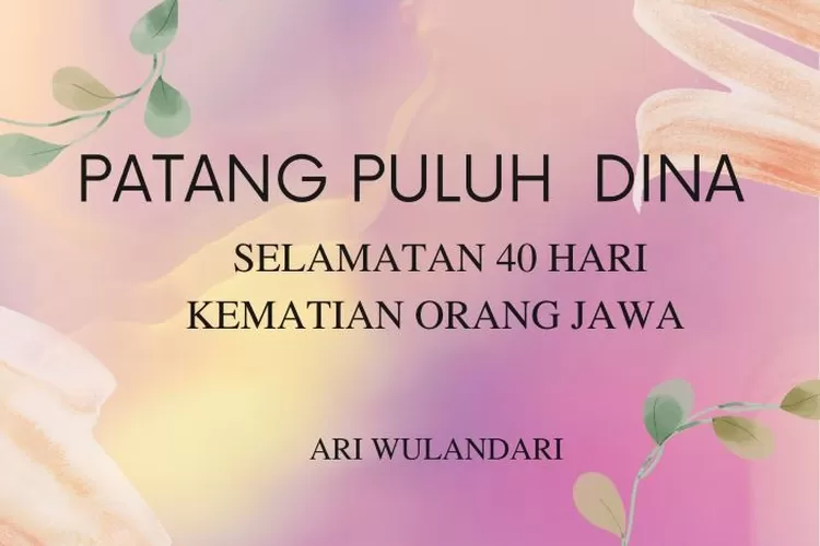 8 Tradisi Selamatan Orang Meninggal di Jawa